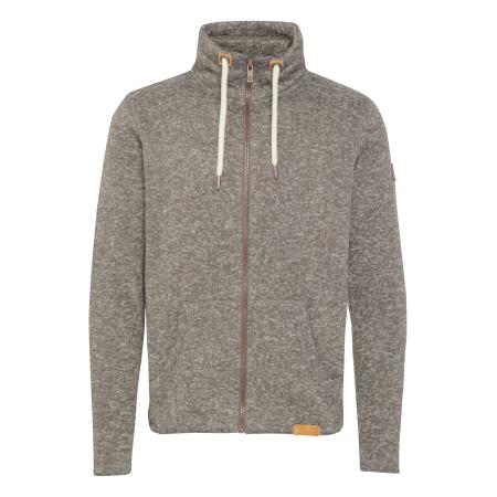 Solid !Solid Fleece jas Luki greige / wit
