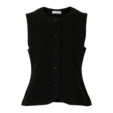 Selected SELECTED Gebreide bodywarmer SLFDARLA zwart