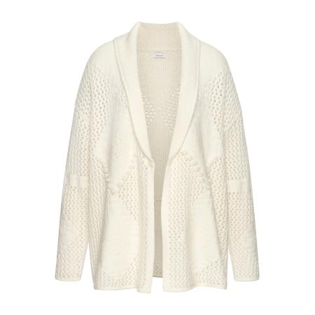 Lascana LASCANA Gebreid vest wit