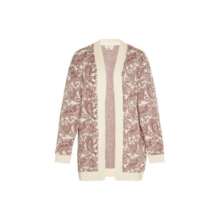 Usha usha FESTIVAL Gebreid vest bruin / offwhite