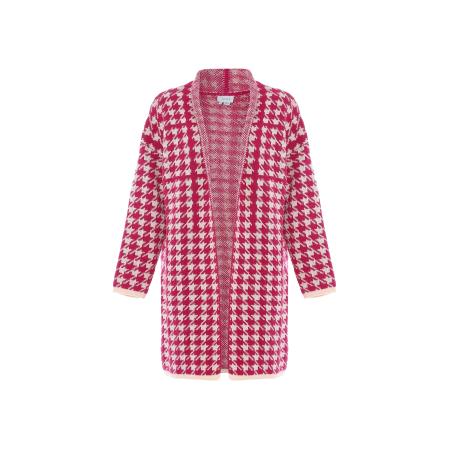 caneva caneva Gebreid vest rood / wolwit