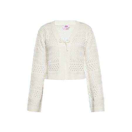 MYMO MYMO Gebreid vest wit