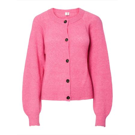 YAS YAS Gebreid vest YASJOHI lichtroze