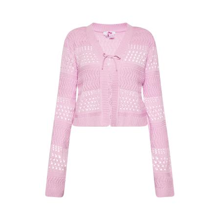 MYMO MYMO Gebreid vest lichtroze