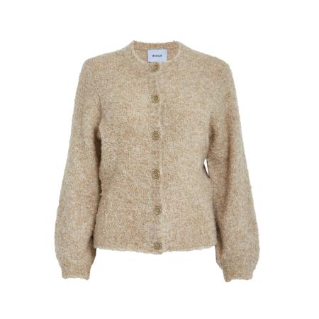 Minus minus Gebreid vest Jennie sand