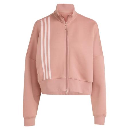 Adidas ADIDAS ORIGINALS Sweatvest Off Placed 3-Stripes Zip pitaja roze / pastelroze
