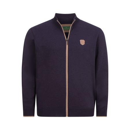 Charles Colby Vest donkerpaars, Effen