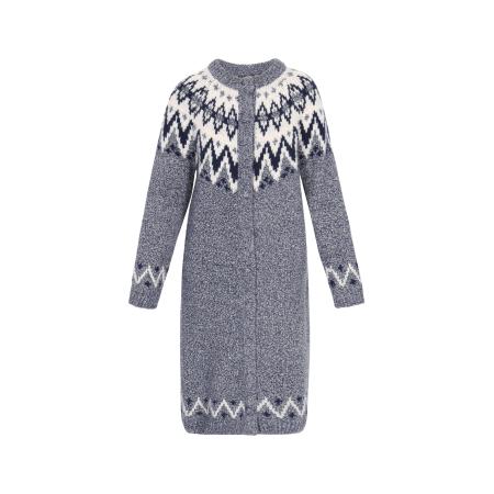 DreiMaster DreiMaster Vintage Gebreide mantel Vintage marine / offwhite