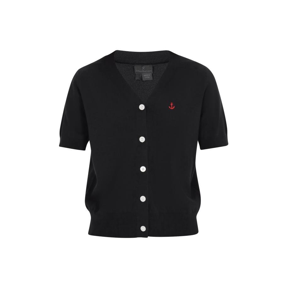 DreiMaster DreiMaster Klassik Gebreid vest zwart -