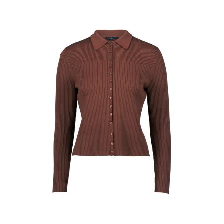 Zero zero Gebreid vest cappuccino