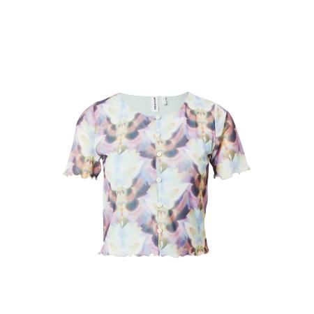 Résumé Résumé Gebreid vest Alanis turquoise / lichtblauw / lavendel / pink