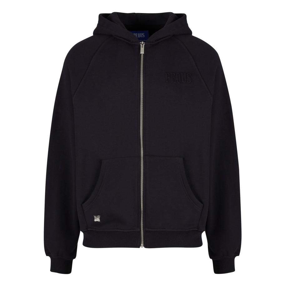 Pequs Pequs Sweatvest zwart -