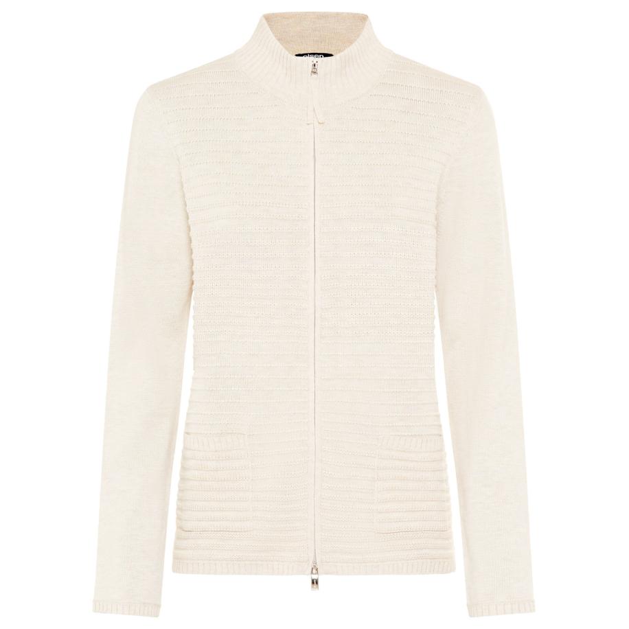 Olsen Olsen Gebreid vest crème -