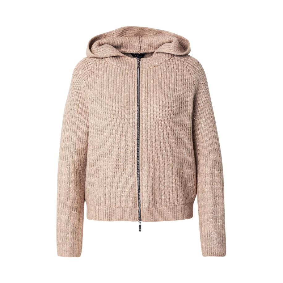 Monari monari Gebreid vest beige -