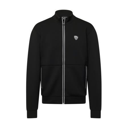 Emporio Armani EA7 Emporio Armani Sweatvest zwart / wit