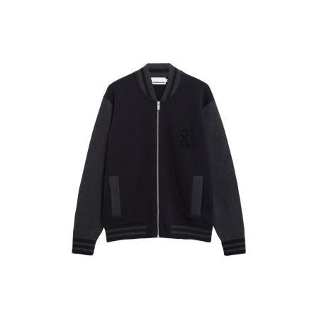 Armedangels ARMEDANGELS Gebreid vest KEDAAWYAN donkergrijs / zwart