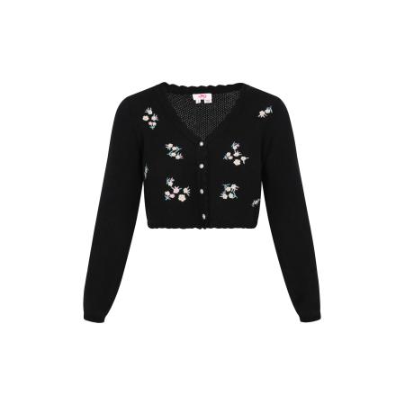 MYMO MYMO Gebreid vest Comfy beige / mintgroen / rosa / zwart