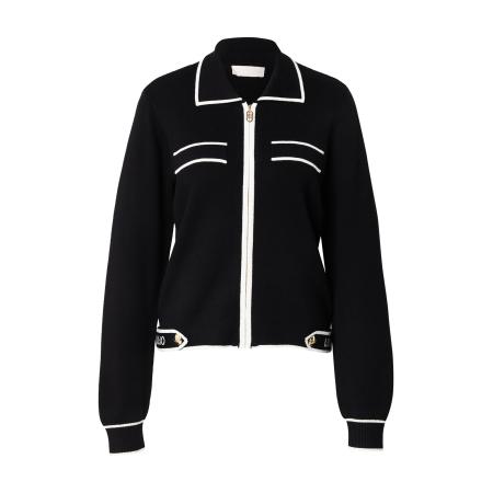 Liu Jo Liu Jo Gebreid vest ecru / zwart