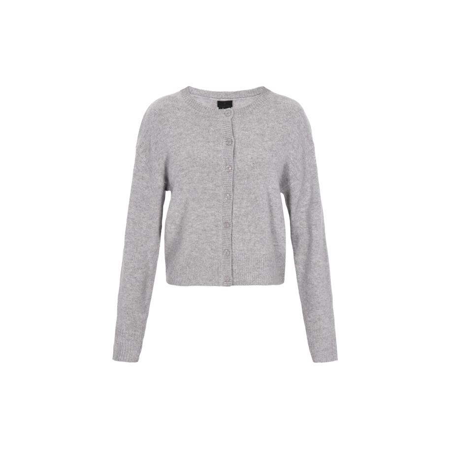 DreiMaster DreiMaster Klassik Gebreid vest Classic Look grijs gemêleerd -