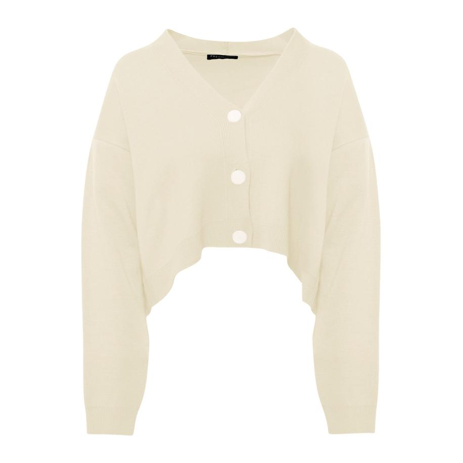 FRESHLIONS FRESHLIONS Gebreid vest Aylen offwhite -