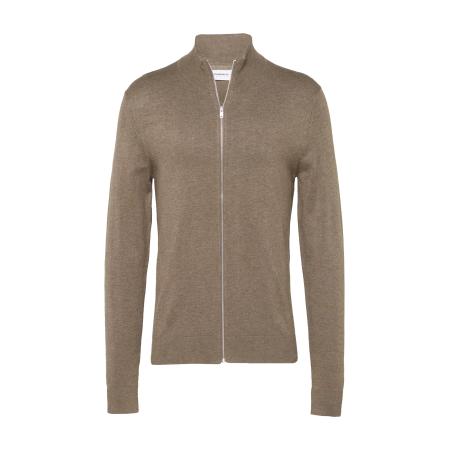 Lindbergh Lindbergh Gebreid vest donkerbeige