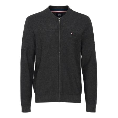 FQ1924 FQ1924 Gebreid vest Sabato navy / grijs / bloedrood / wit