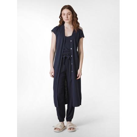 Deha DEHA Gebreid vest donkerblauw