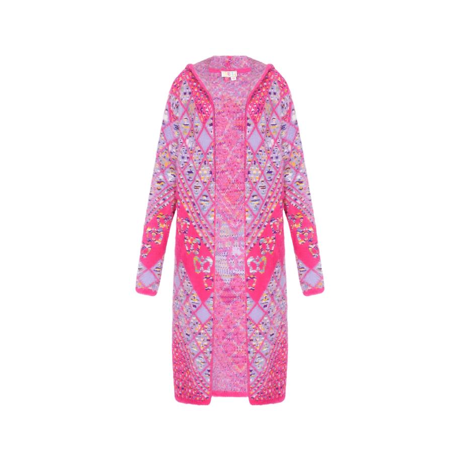 IZIA IZIA Gebreid vest gemengde kleuren -