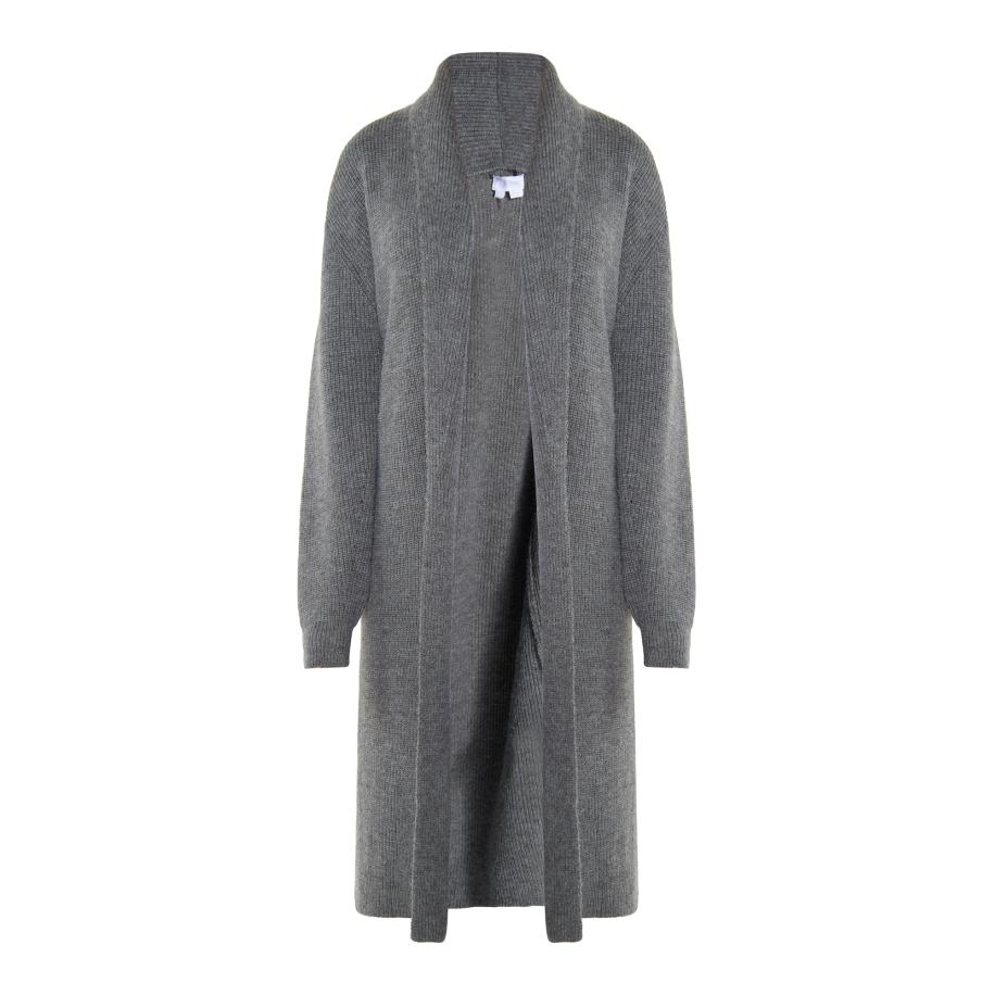 Usha usha WHITE LABEL Gebreid vest Vanne grijs / donkergrijs -