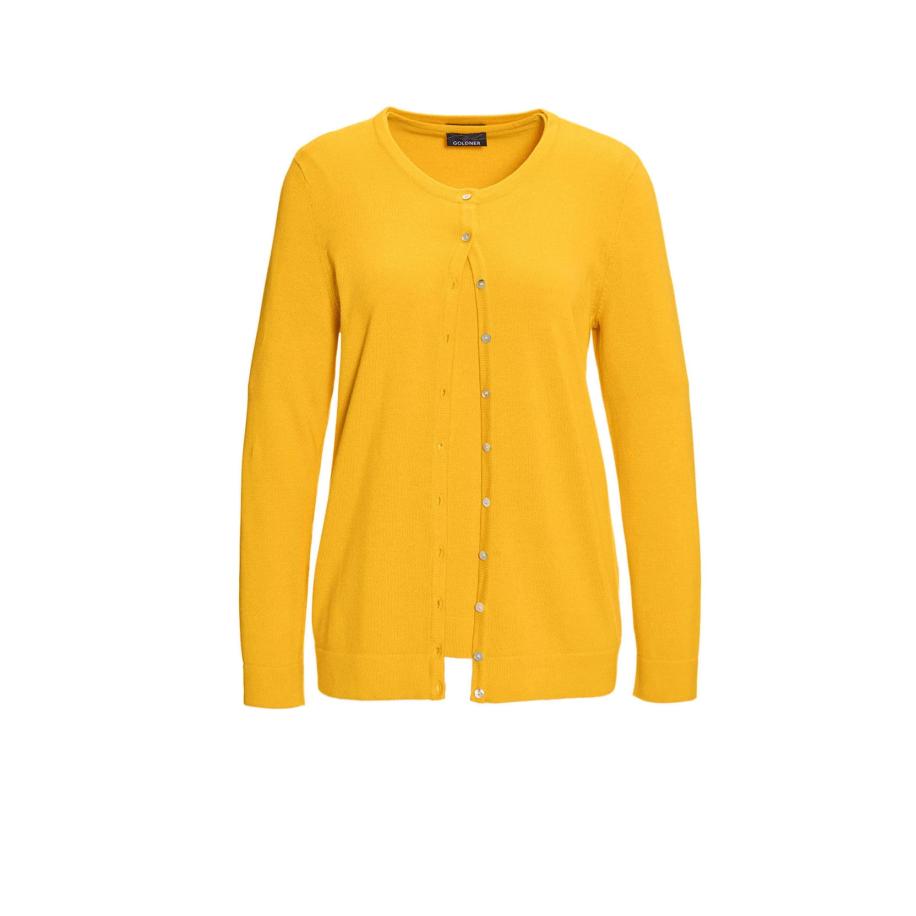 Goldner Goldner Gebreid vest honing -