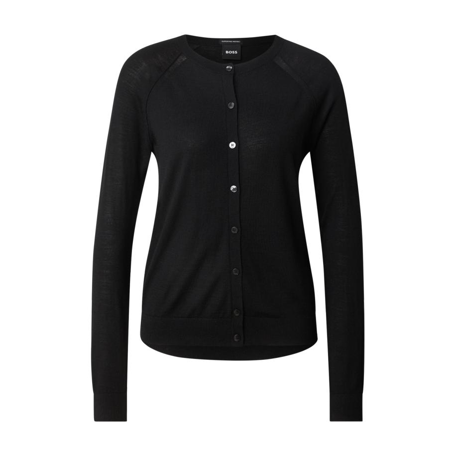 Hugo Boss BOSS Gebreid vest Fonami zwart -