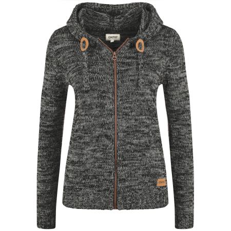 Oxmo Oxmo Gebreid vest Philadelphia bruin / donkergrijs