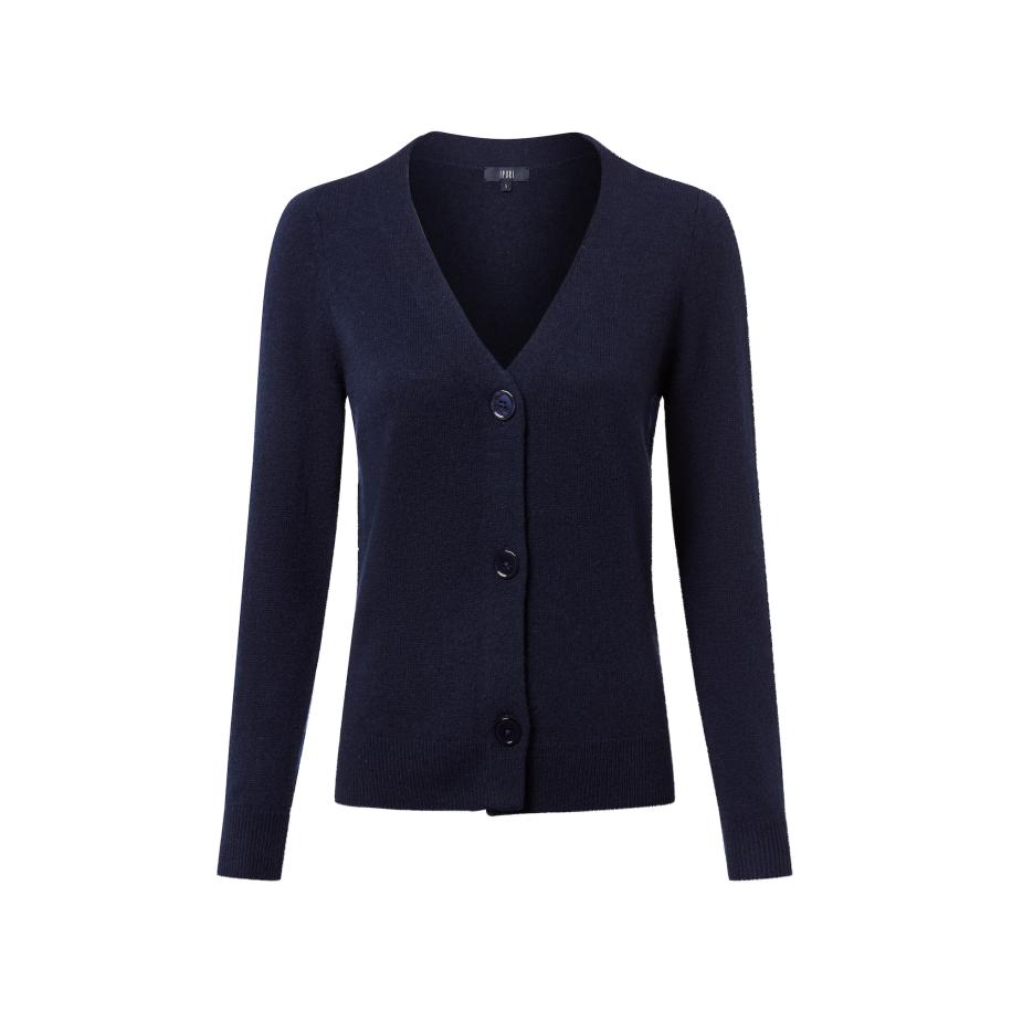 Ipuri Ipuri Gebreid vest marine -