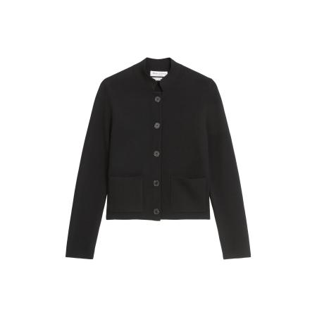 Marc O'Polo Marc OPolo Gebreid vest zwart