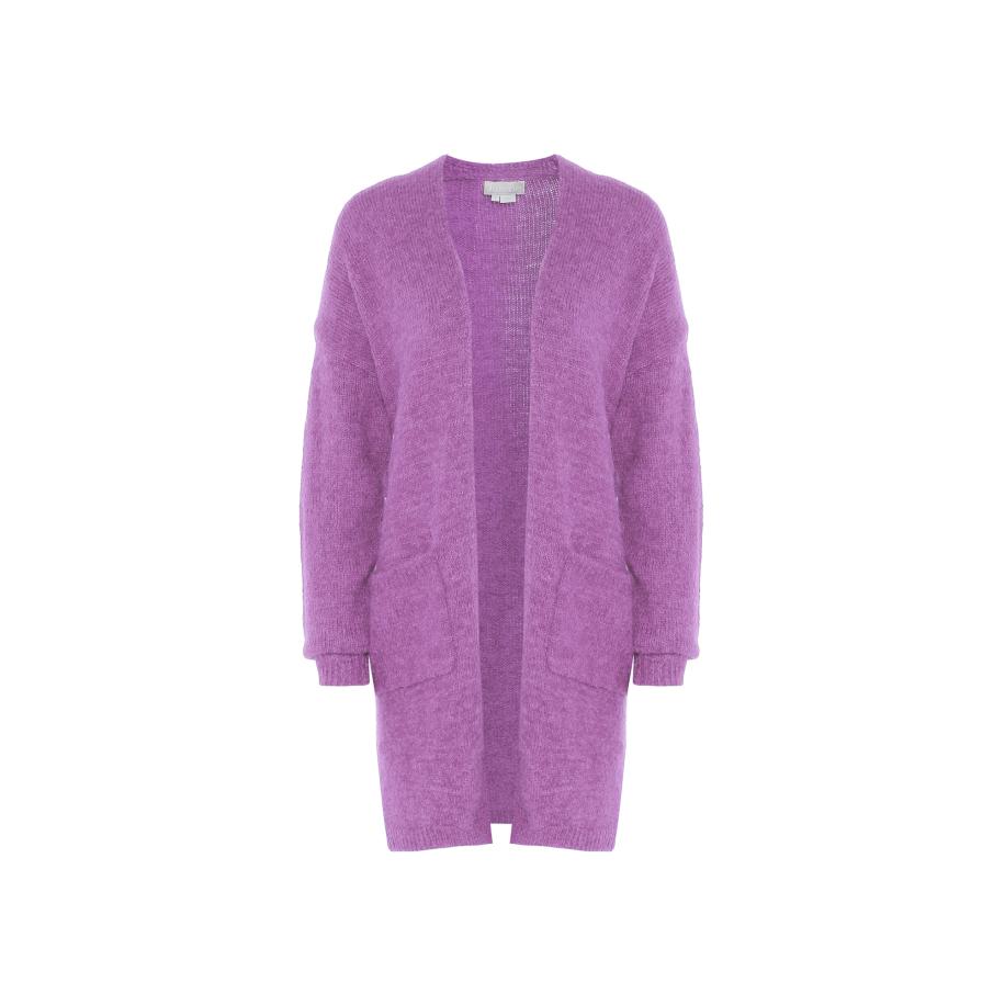 Jalene Jalene Gebreid vest orchidee -