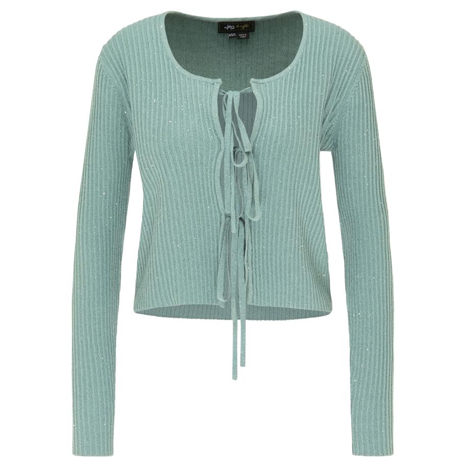 MyMo At Night myMo at night Gebreid vest mintgroen -