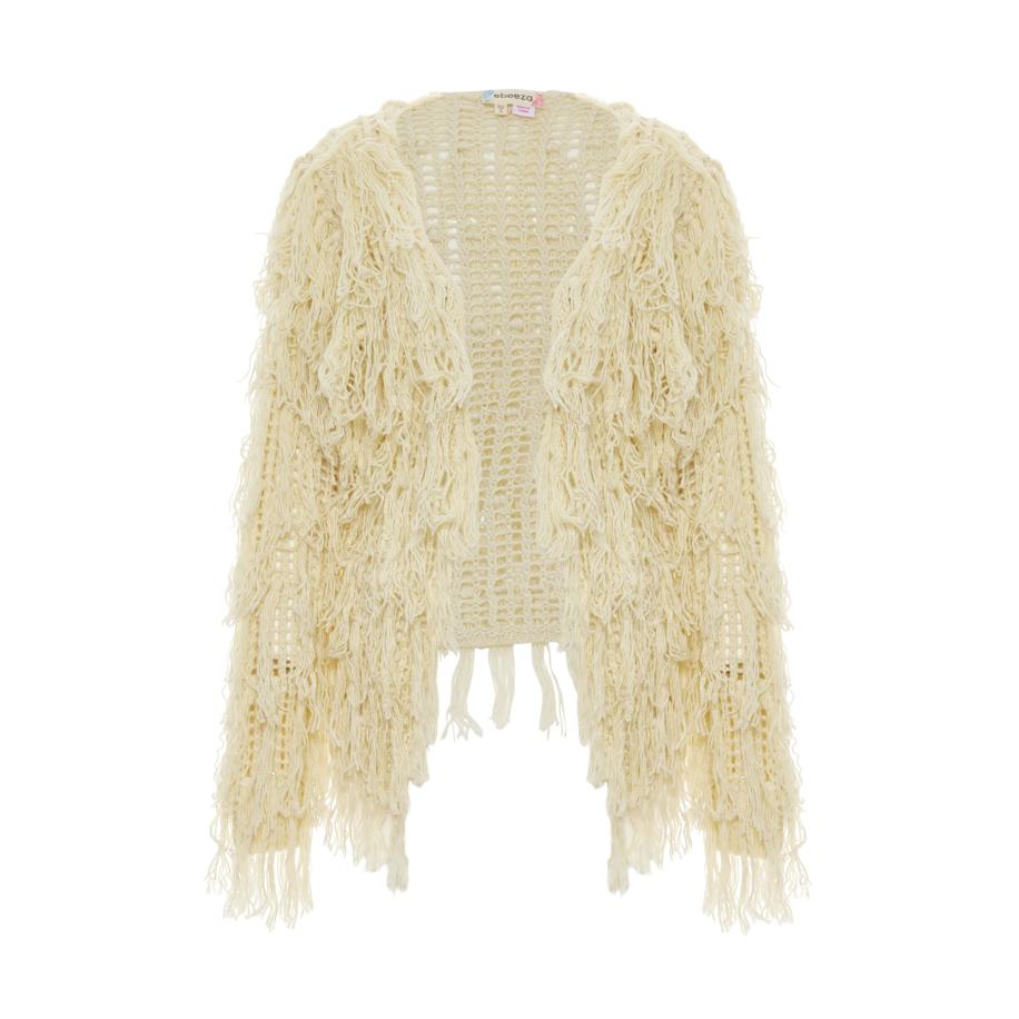 ebeeza ebeeza Gebreid vest wolwit -