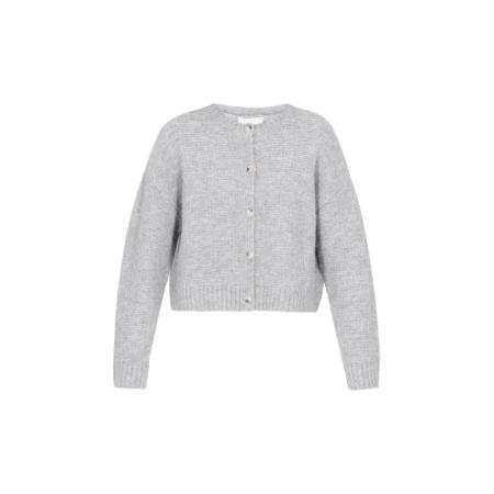 Usha usha WHITE LABEL Gebreid vest stone grey