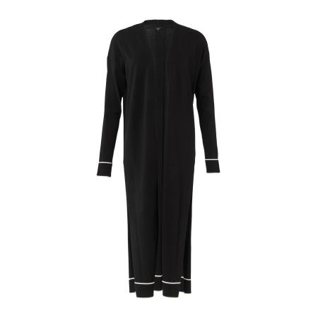 Comma COMMA Gebreid vest zwart / wit