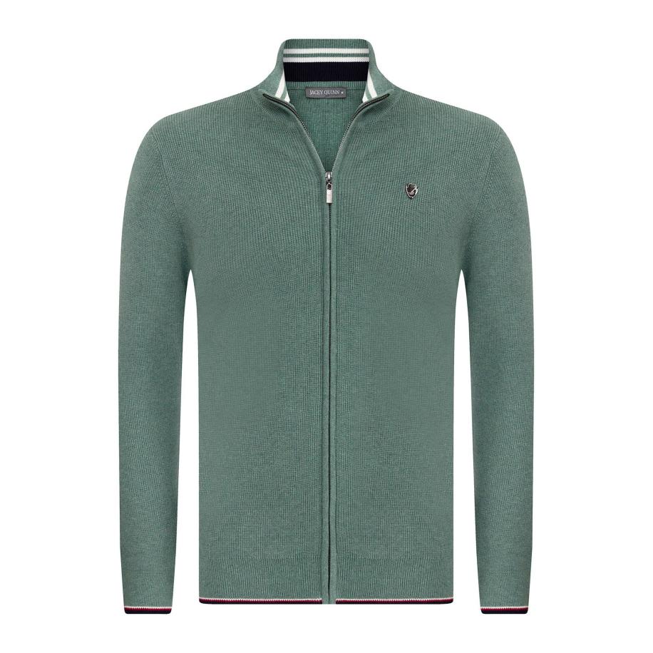 Jacey Quinn Jacey Quinn Gebreid vest groen -