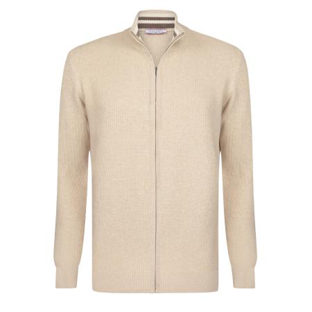 Felix Hardy Felix Hardy Gebreid vest beige