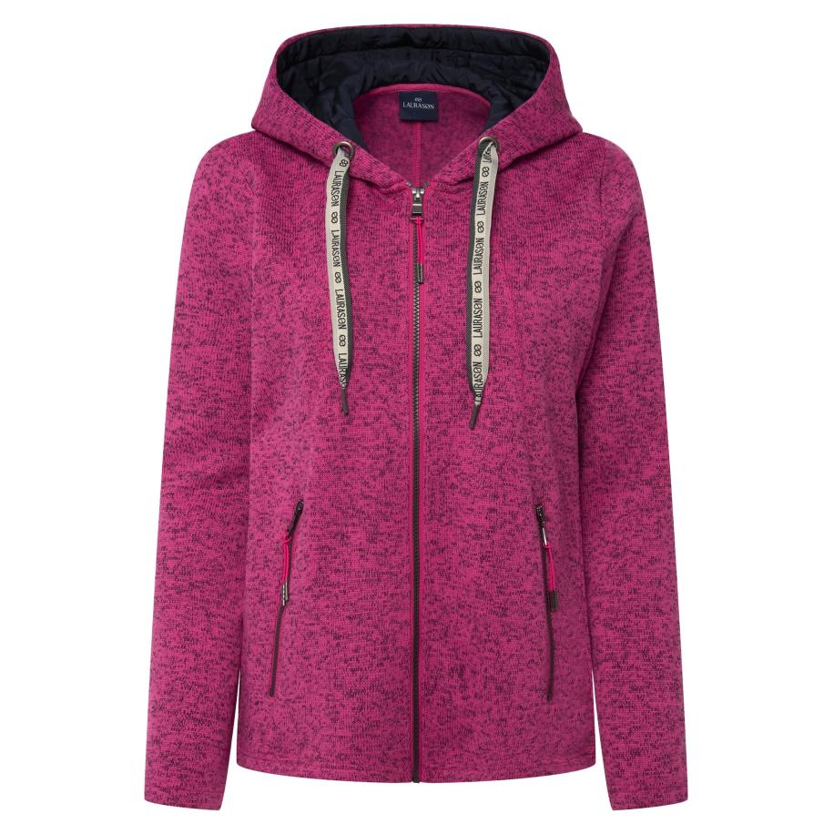 LAURASØN LAURASØN Sweatvest lichtroze -