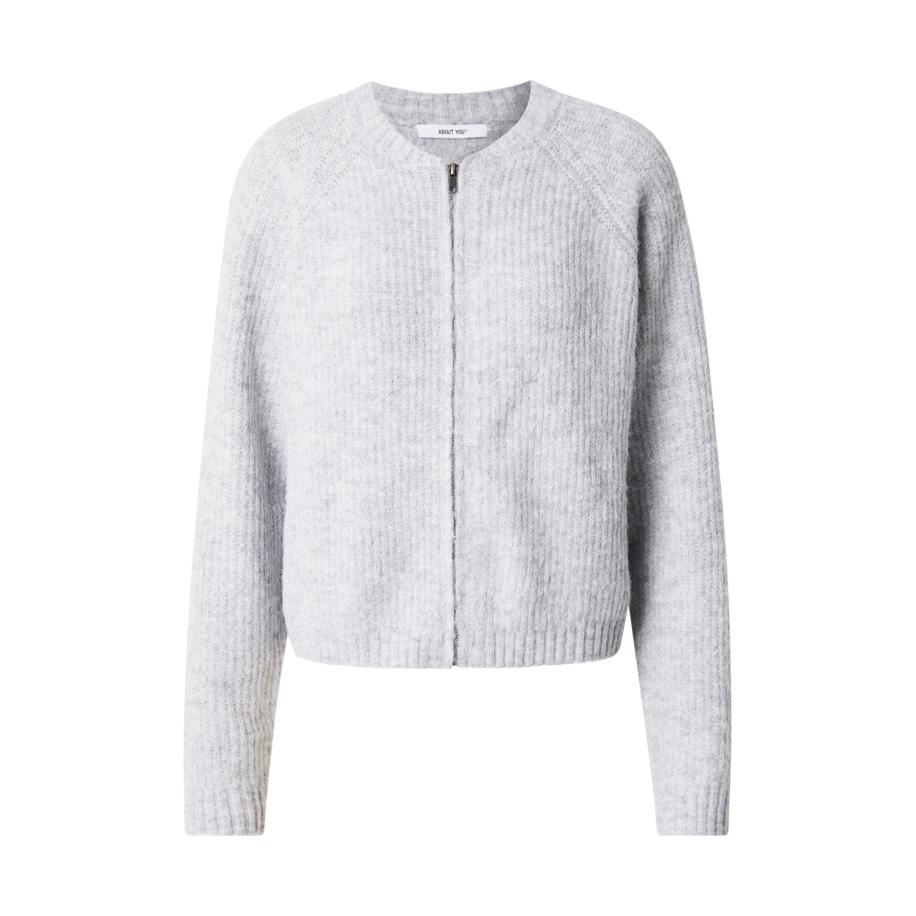 ABOUT YOU ABOUT YOU Gebreid vest Lacey grijs gemêleerd -