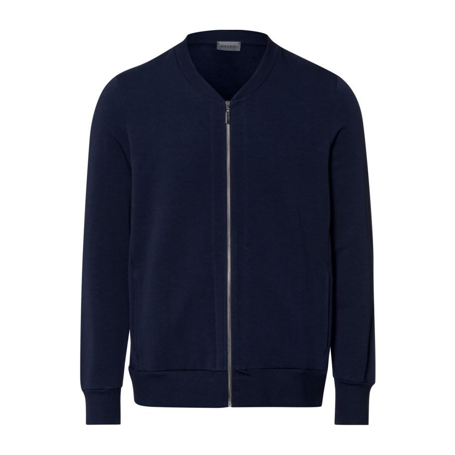 Hanro Hanro Sweatvest Natural Living navy -