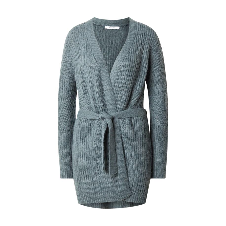 ABOUT YOU ABOUT YOU Gebreid vest Aleana grijs / groen -