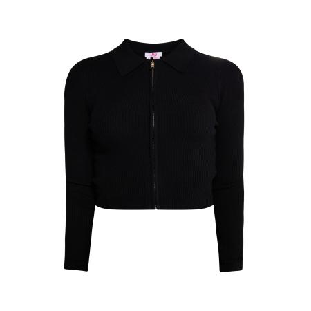 MYMO MYMO Gebreid vest Keepsudry zwart