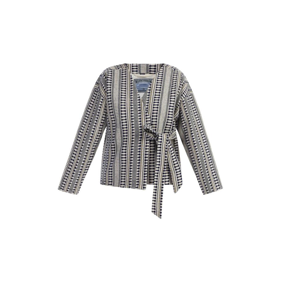 DreiMaster DreiMaster Vintage Gebreid vest navy / wolwit -