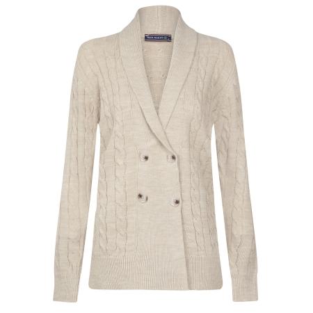 Felix Hardy Felix Hardy Gebreid vest beige