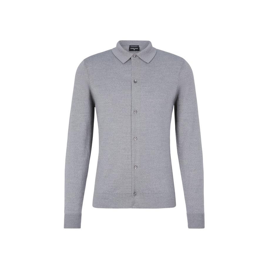 Strellson STRELLSON Gebreid vest Marek lichtgrijs -