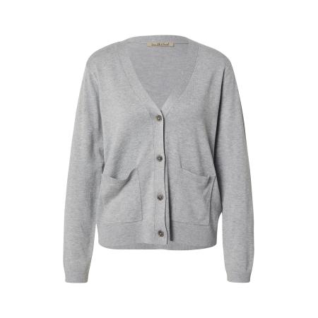 Smith & Soul Smith&Soul Gebreid vest grijs gemêleerd